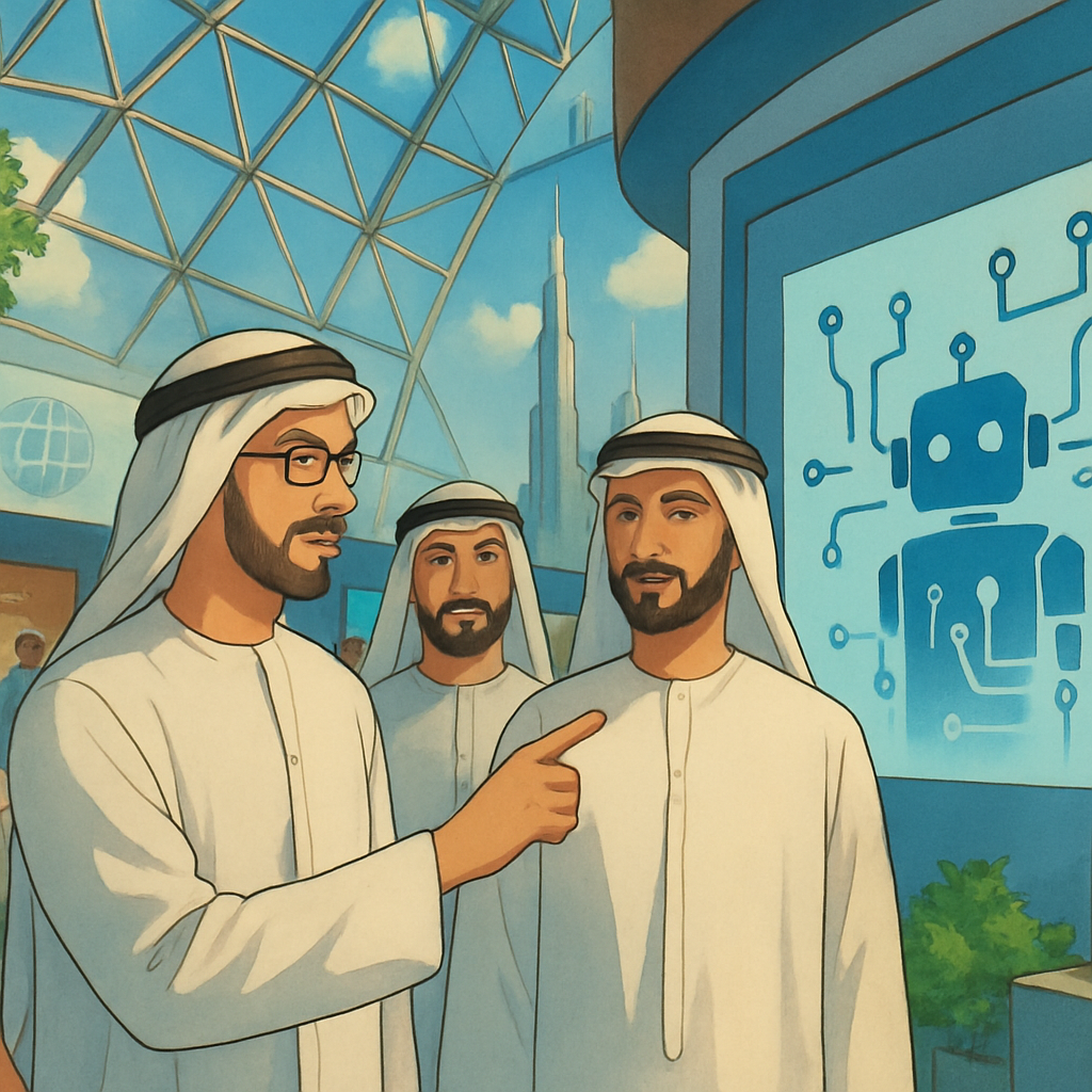 The UAE is using AI to cut bureaucracy, speed up public services and test new technologies, presenting their work at the World Governments Summit in Dubai, which promoted global dialogue.