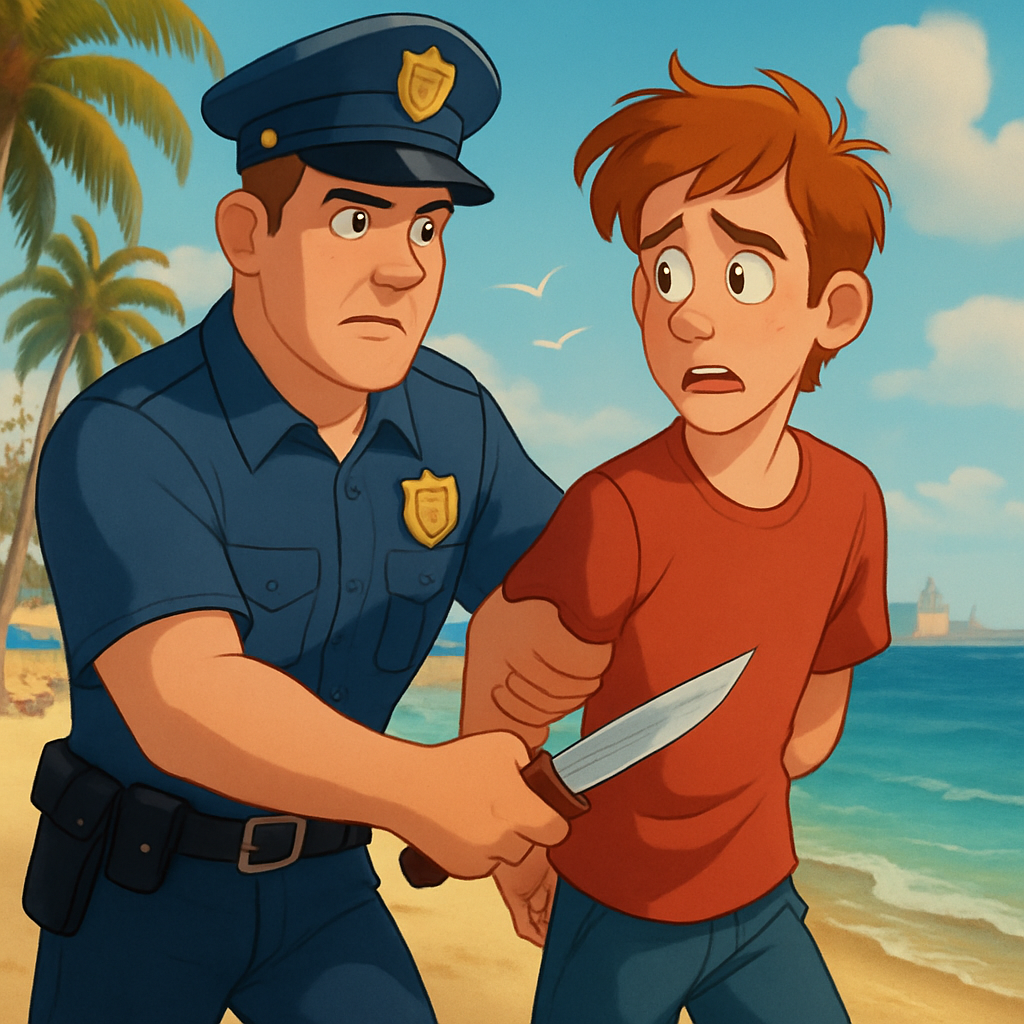 В Ларнаке на пляже Финикудес арестовали 17-летнего подростка за ношение ножа.