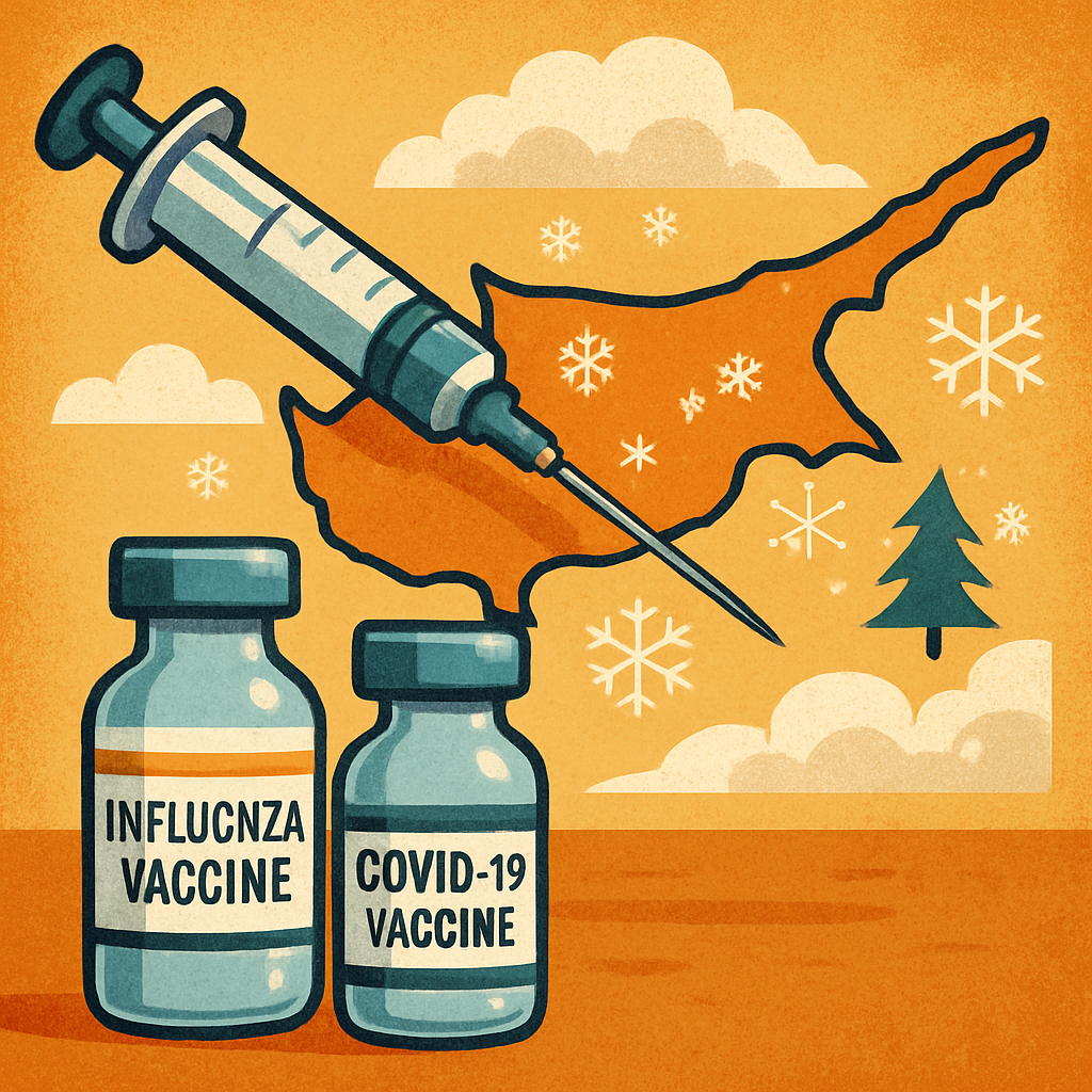 Кипр заказал 155000 доз вакцины против гриппа и 133920 доз вакцины против Covid-19 на предстоящую зиму.