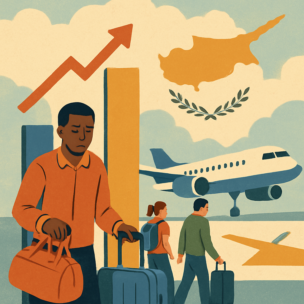 From January to June 2025, the repatriation of third-country nationals from Cyprus reached a level 14% higher than in the previous half-year.