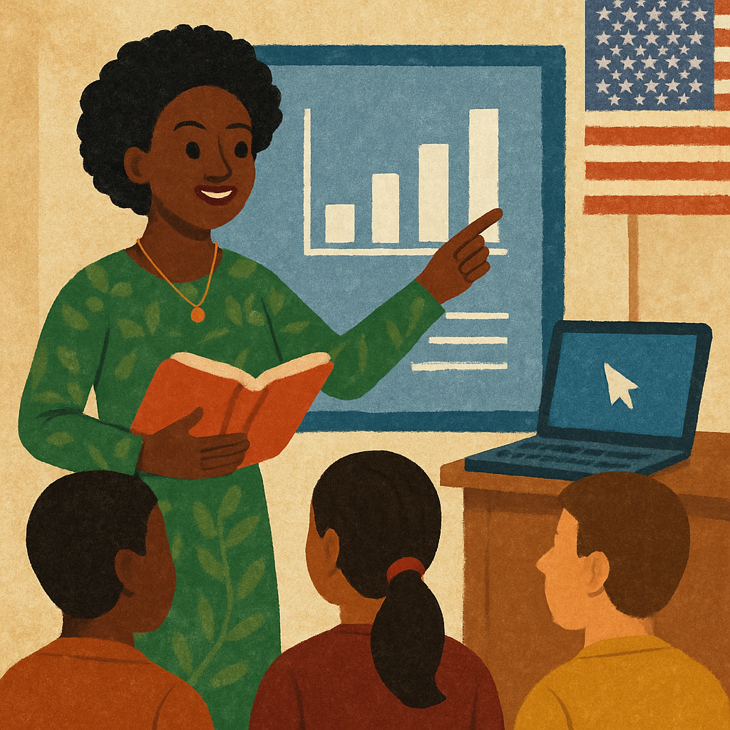 A Nigerian-born educator gained national recognition for improving academic and digital skills among immigrant students across several U.