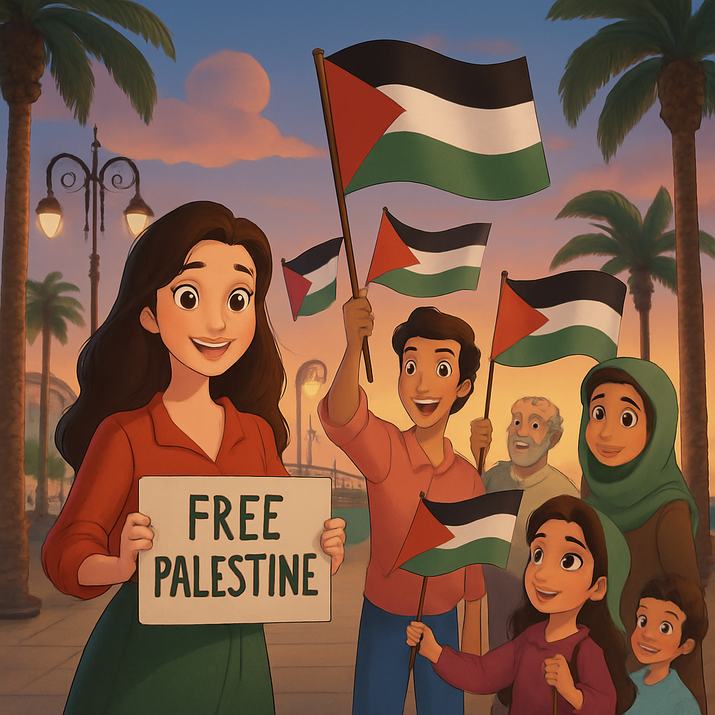 Сегодня в Ларнаке в 7:00 вечера на набережной Финикудес пройдет акция в поддержку Палестины.