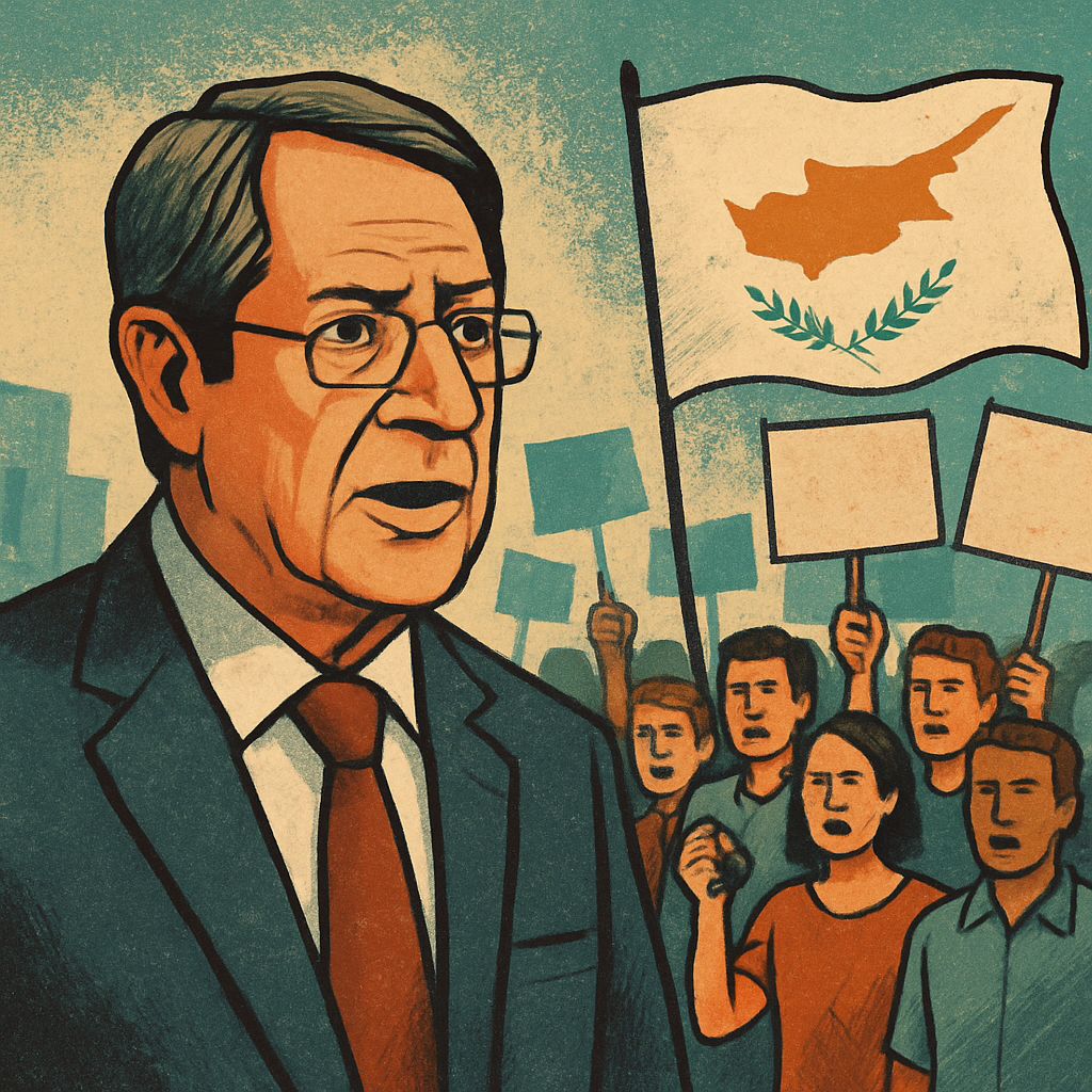 Президент Кипра заявил, что право кипрского народа и каждого человека на демонстрации и протесты абсолютно уважаемо и гарантировано.