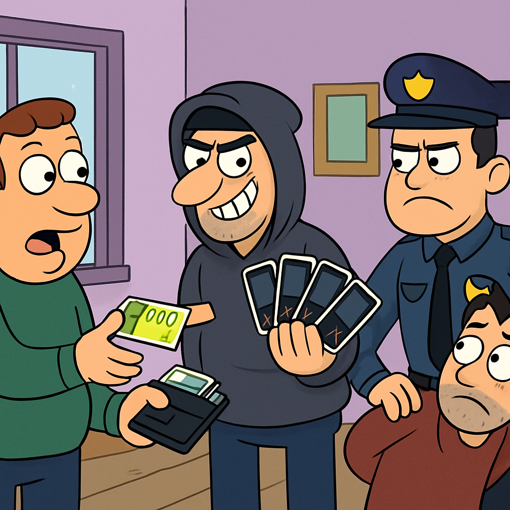 In Paralimni, a man purchased four mobile phones from unknown individuals for 2000 euros.