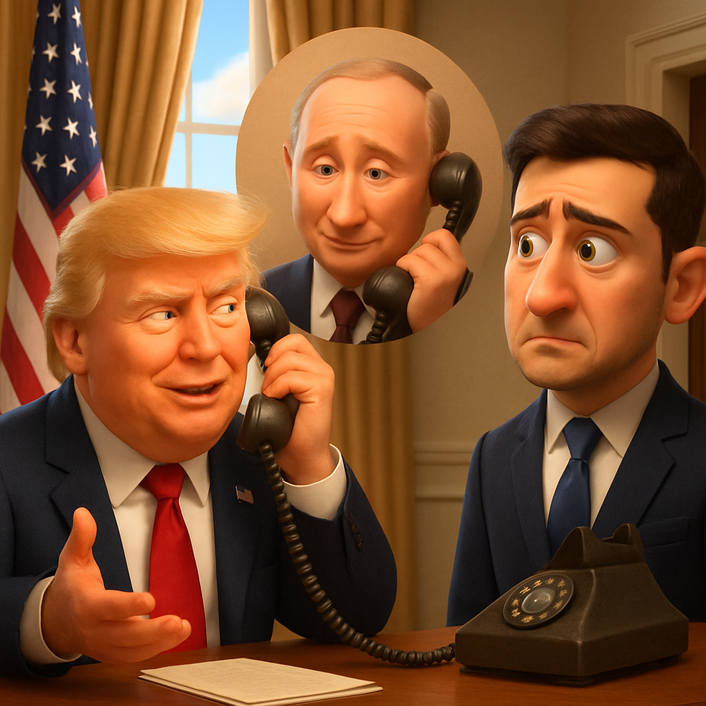 Donald Trump said he had a “good and a very productive” call with Vladimir Putin right before the US president is about to welcome Volodymyr Zelenskyy at his Florida residence for a critical push towards peace in Ukraine.
