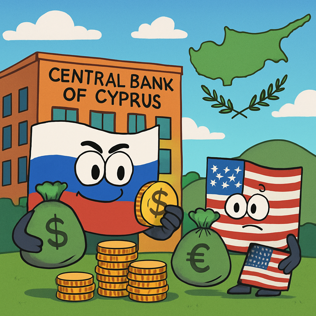 Центробанк Кипра сообщил, что по итогам 2024 года крупнейшим инвестором в страну стала Россия — 83,46 млрд евро (23%), за ней следуют США с 66,57 млрд евро (18%).