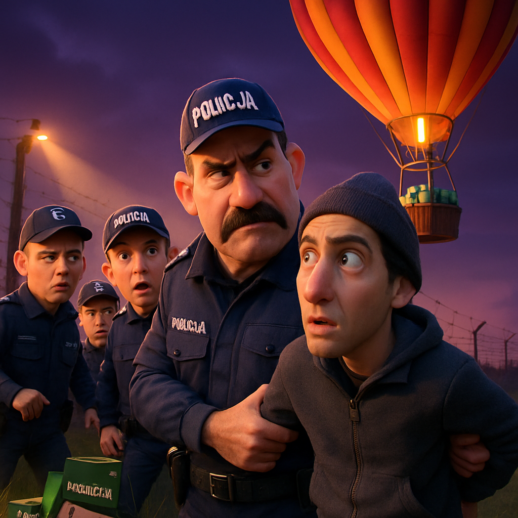 Polish authorities detained five men over balloon-smuggled cigarettes from Belarus, as rising cross-border incidents force airspace limits and tighter security.