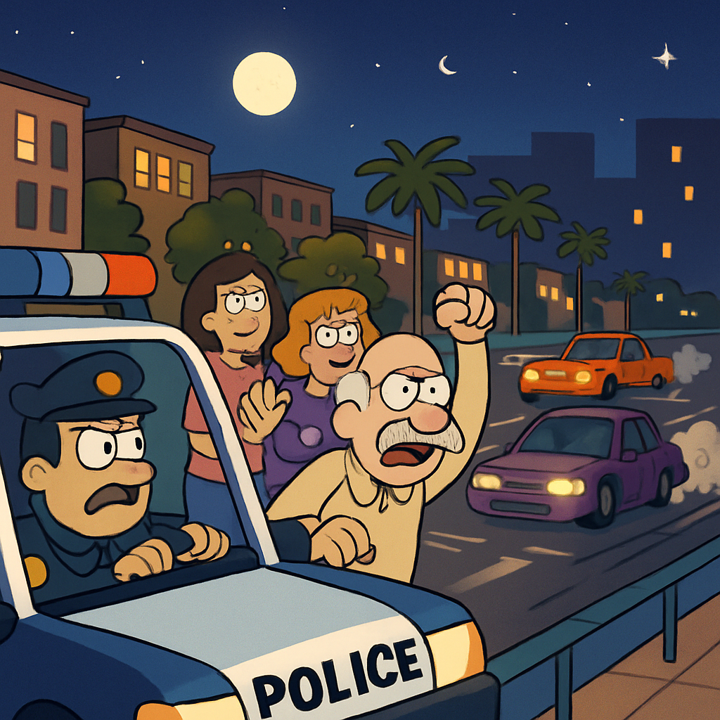 Жители Героскипу (Пафос) требуют вмешательства полиции: по ночам их набережная превращается в гоночную трассу.