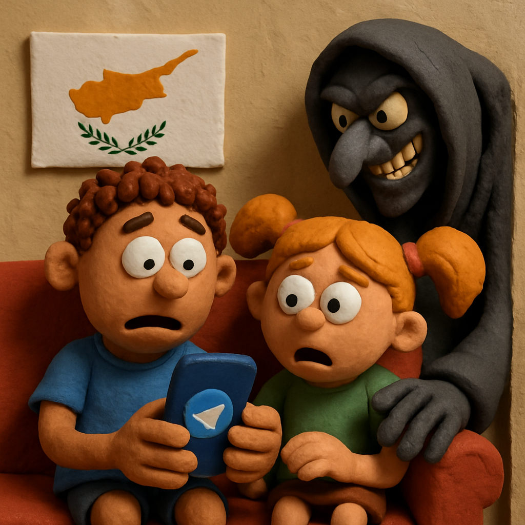 На Кипре в мессенджере Telegram детей атакуют мошенники.