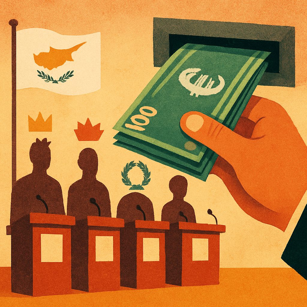 This week, political parties in Cyprus will receive 12.