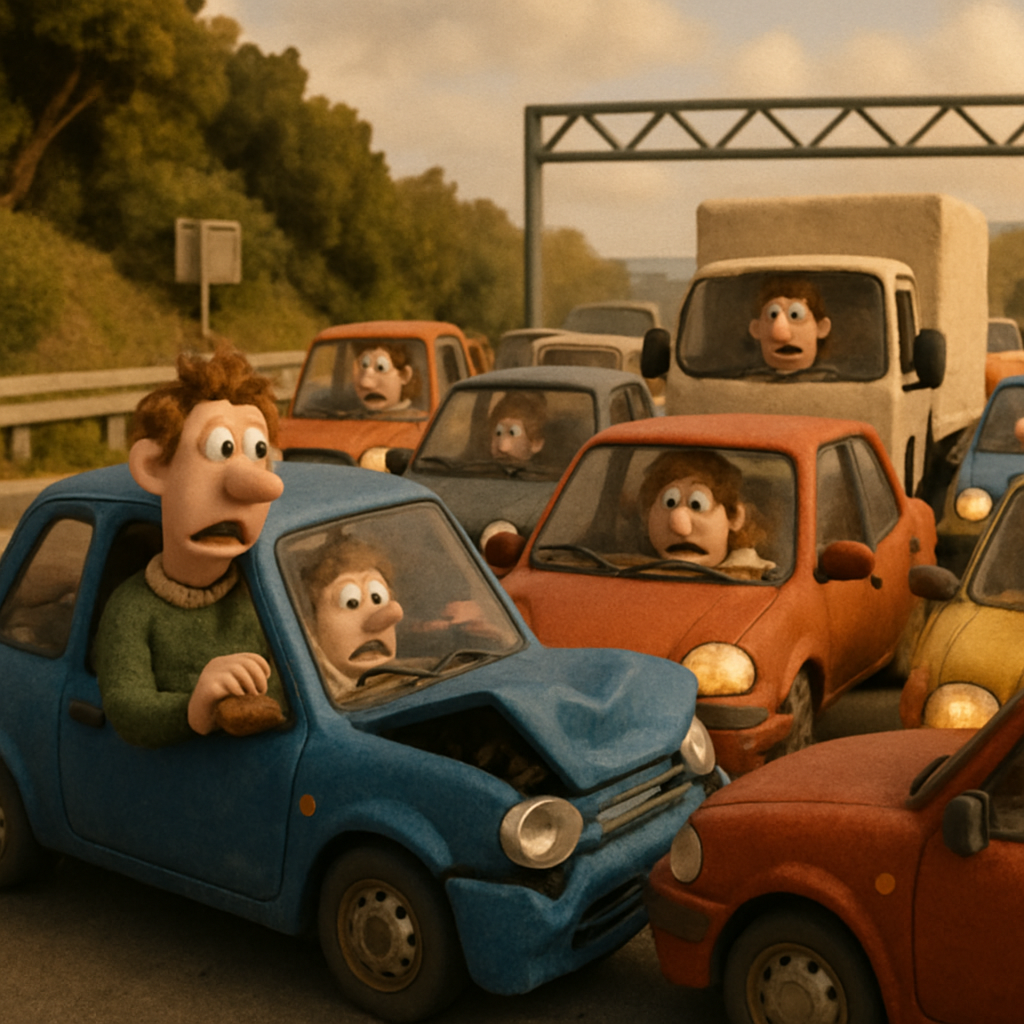 Интенсивные пробки наблюдаются на въезде в Никосию после ДТП, которое произошло утром.