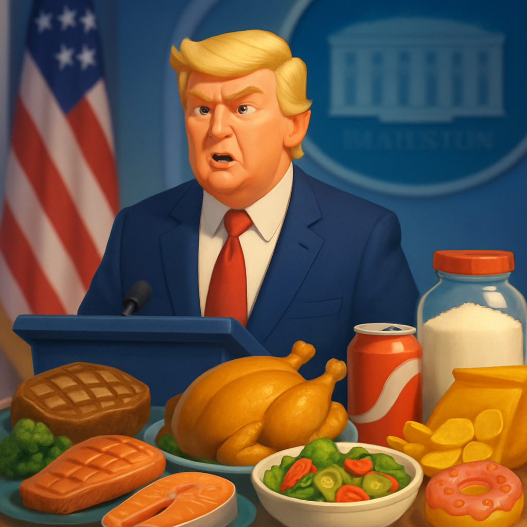 The Trump administration released new dietary guidelines on Wednesday, pushing Americans to prioritize protein and cut back on added sugars and processed foods.