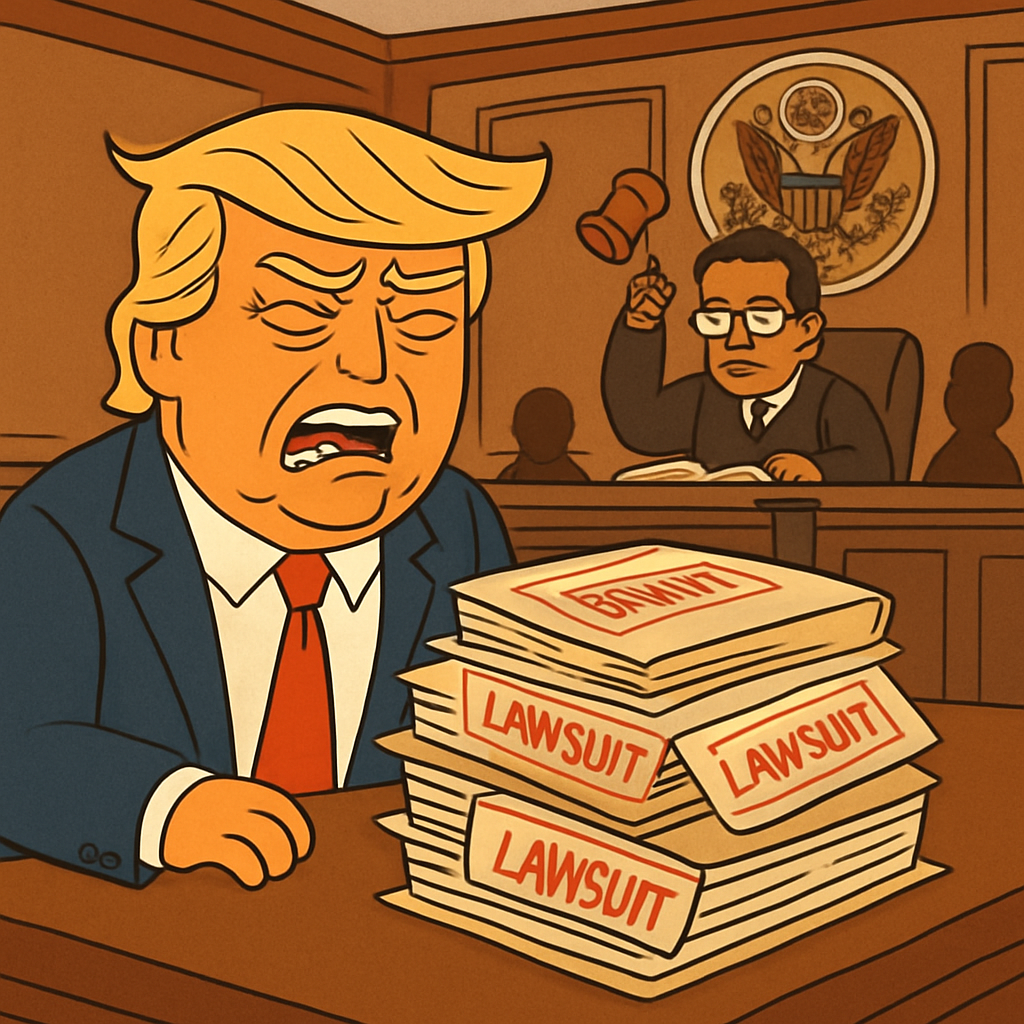 President Trump’s agenda faced more than 600 lawsuits over the past year.