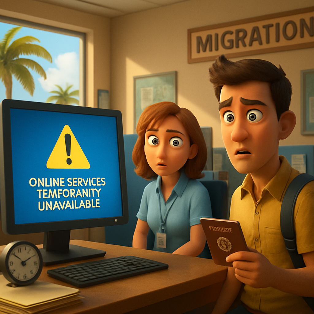 Завтра на Кипре с 13:00 будет временно приостановлена работа некоторых онлайн-сервисов, в том числе миграционного отдела, в связи с плановым обновлением технической инфраструктуры.