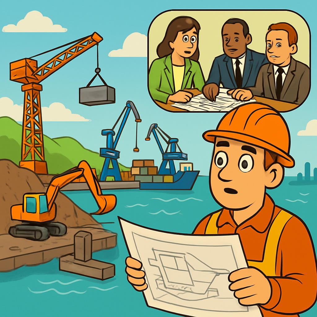 The port expansion project in Laçi, worth 52 million euros, is undergoing an environmental assessment and tender preparation.