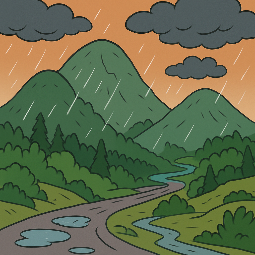 Сегодня днем в различных горных районах Кипра прошли дожди.