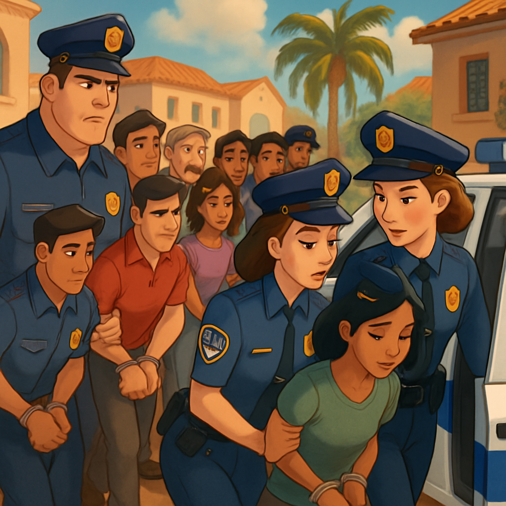 Полиция Ларнаки арестовала 11 человек в связи с нелегальным проживанием и работой на Кипре.