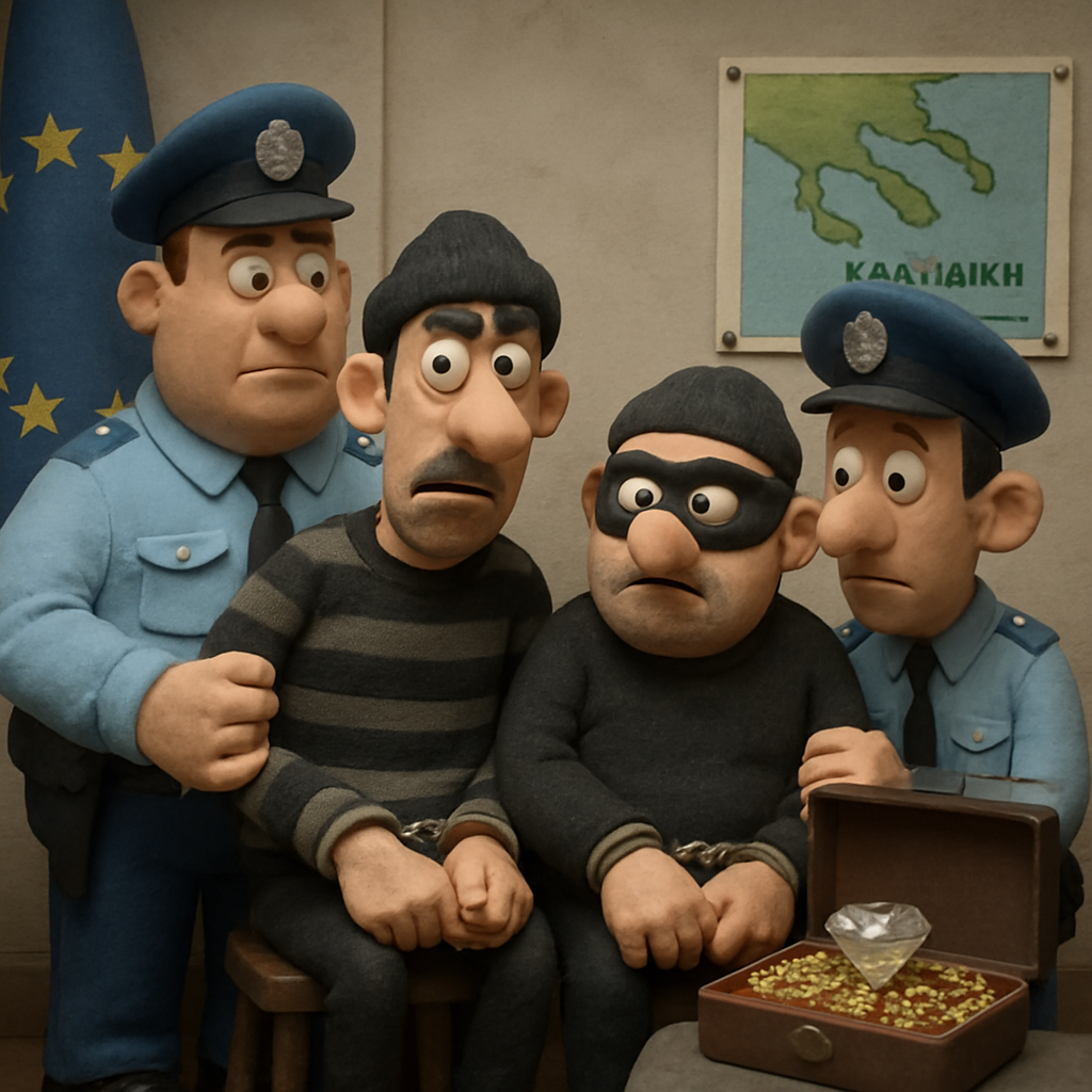 Two suspected members of the Pink Panthers jewel thief network were arrested for a €580,000 valuables robbery in Halkidiki.