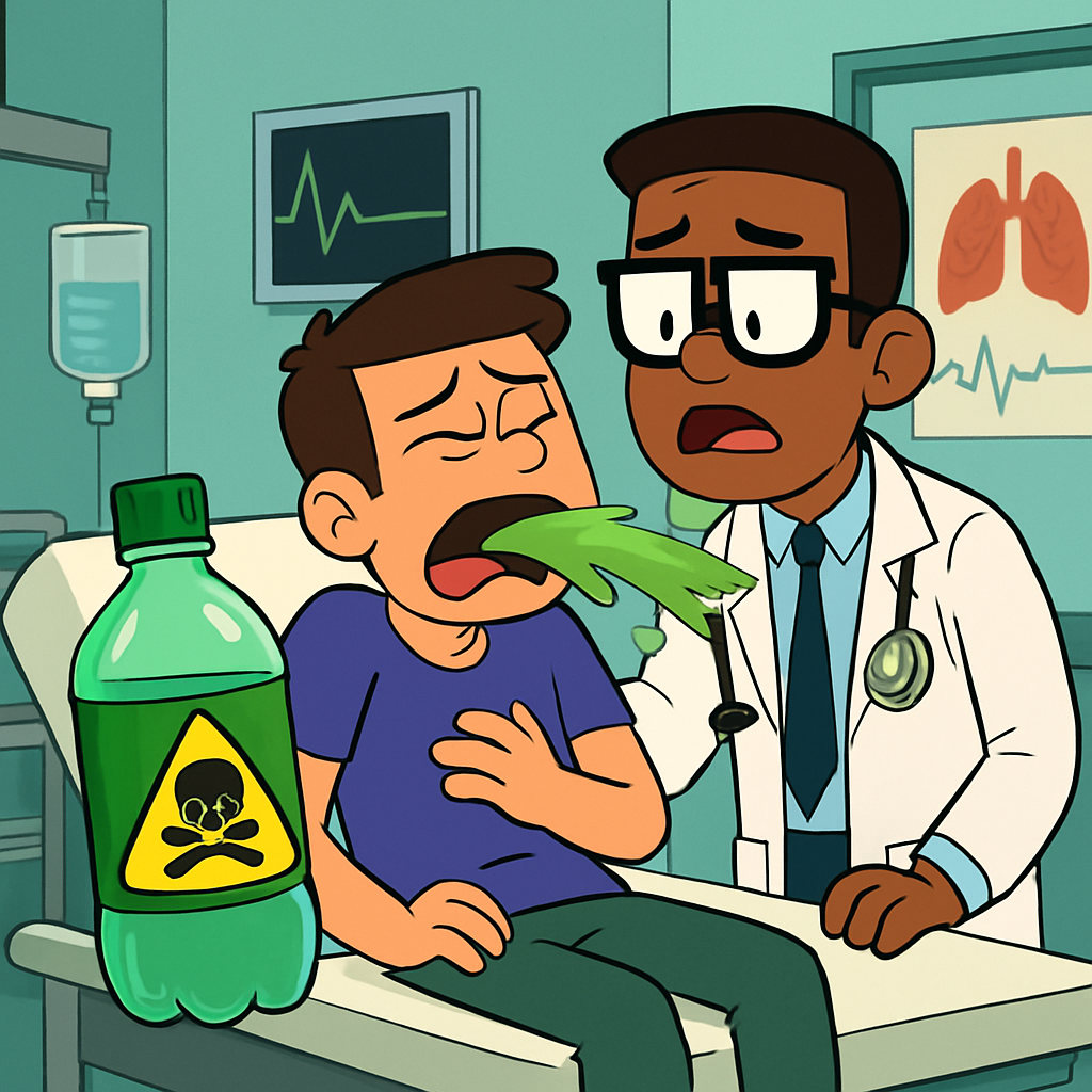 В Пафосе мужчина доставлен в отделение неотложной помощи, так как предположительно выпил едкую жидкость, которую он принял за воду.