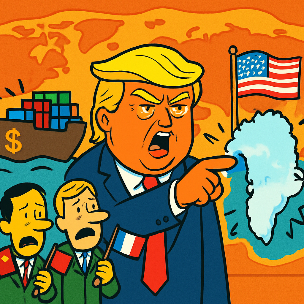 US President Donald Trump says he may implement tariffs on countries opposing Washington’s controlling of Greenland as he remains stern in his stance to take over the Arctic island by “any means necessary”.