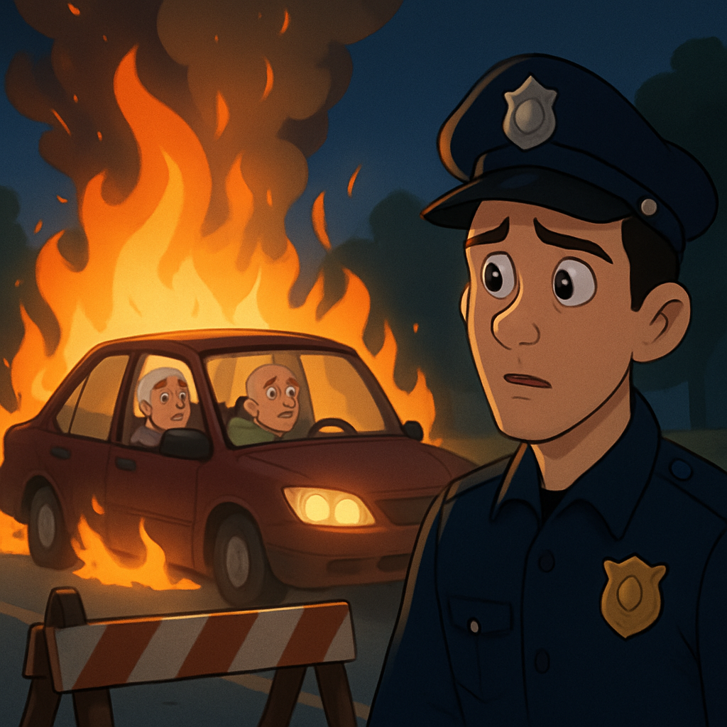 Полиция предоставила неясные подробности о смерти пожилой пары, погибшей в своем автомобиле во время пожара в районе Лимассола, согласно официальному отчету, в котором упоминаются дорожные заграждения, но не проясняются обстоятельства.