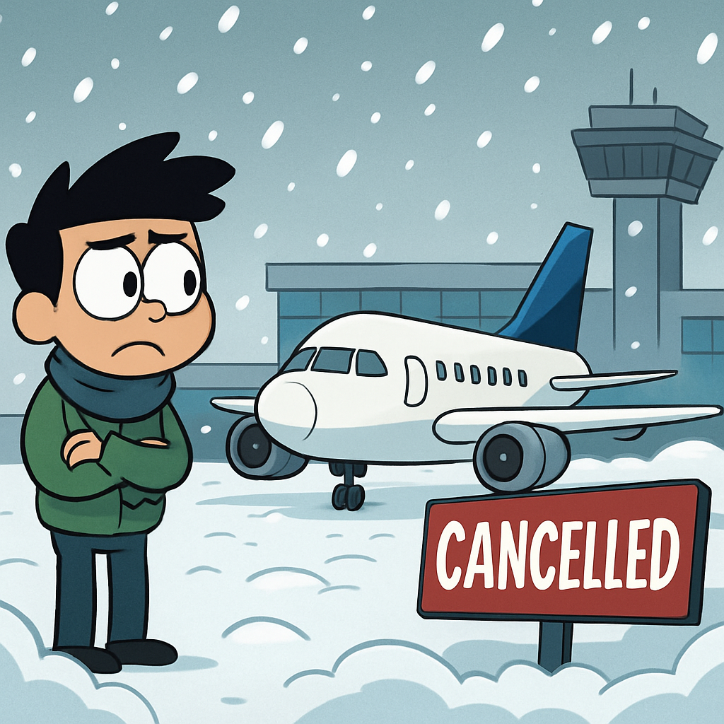 To avoid the ripple effects of real-time adjustments to what was predicted to be up to nine inches of snow, the major airlines said they pre-emptively canceled flights.