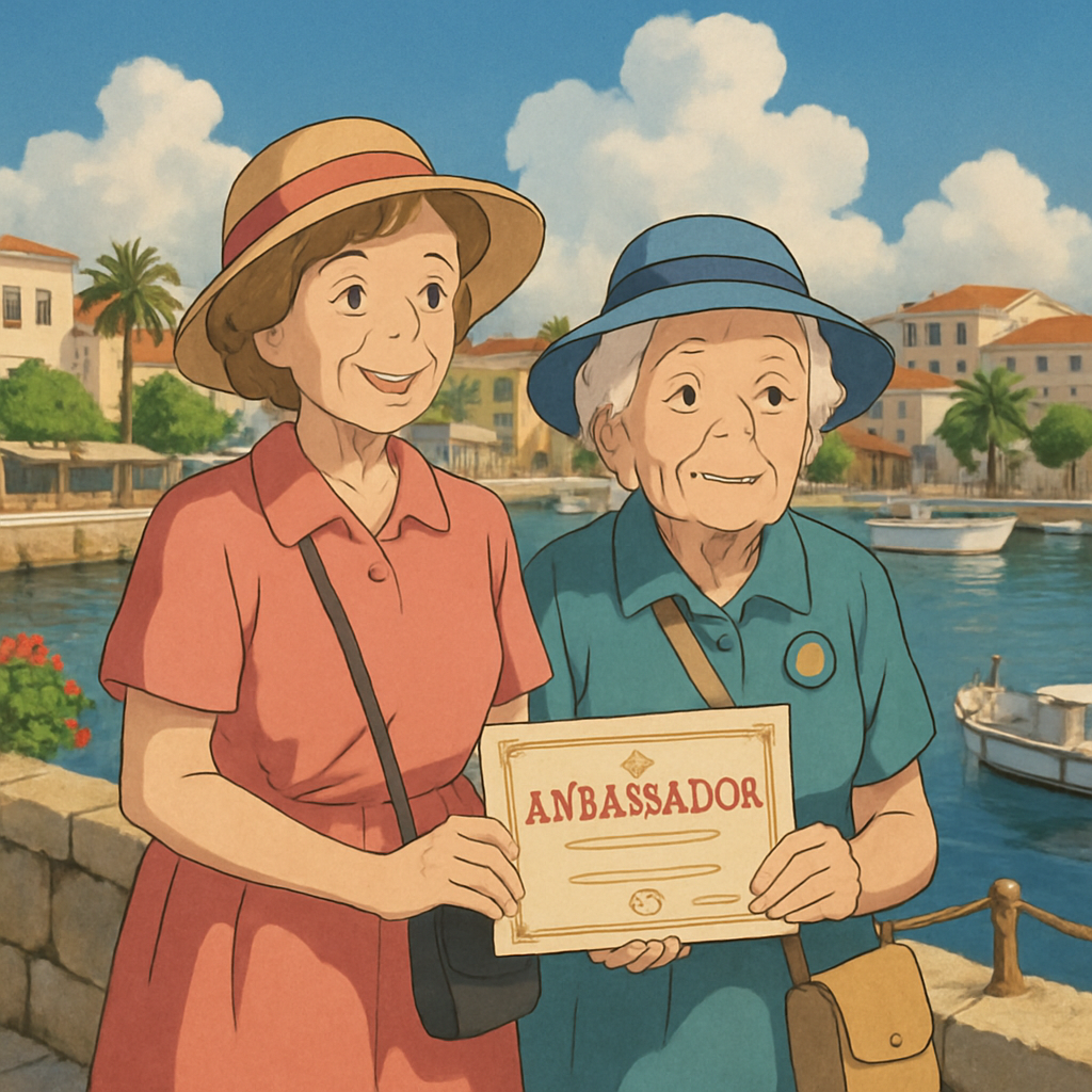 Две сестры из Великобритании названы «послами туризма Айя-Напы», отмечая свои 98-й и 110-й визиты соответственно.