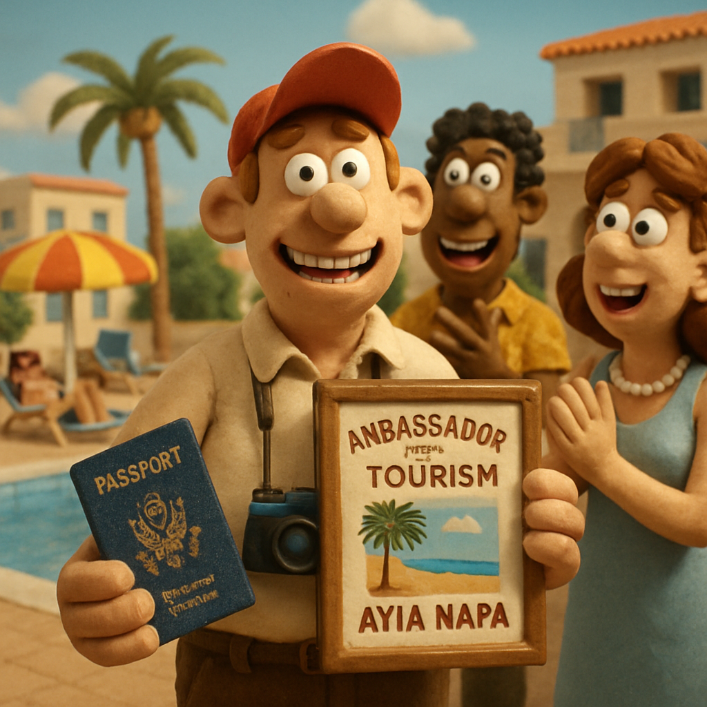 Гражданин США получил звание посла туризма Айя-Напы, совершив 100 визитов на курорт за последние 40 лет.