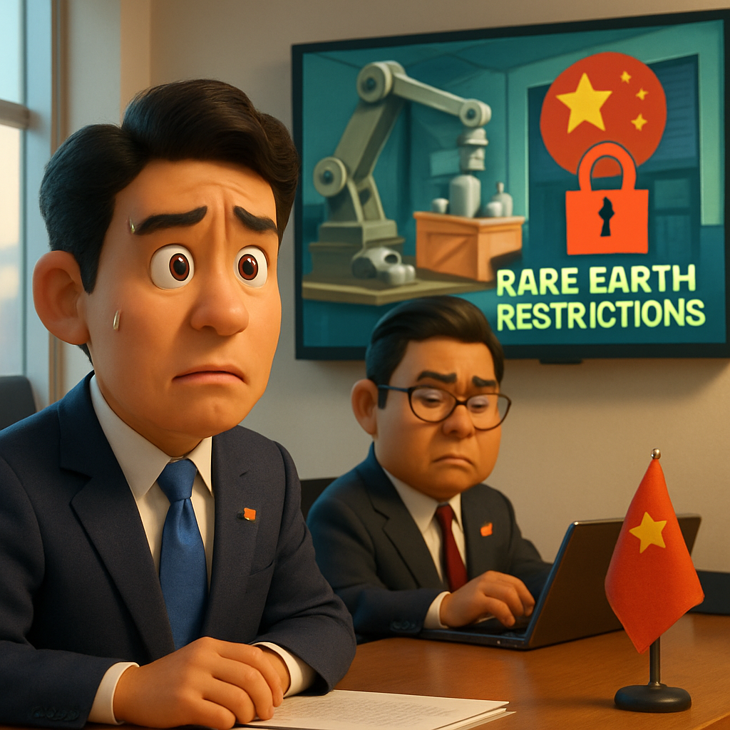 Tokyo is concerned at signs that Beijing may be laying the groundwork to restrict access to the metals vital to manufacturing.