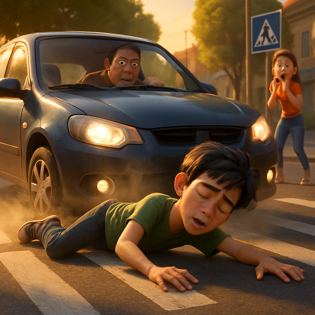 В Пафосе автомобиль сбил 17-летнего подростка, который переходил дорогу.