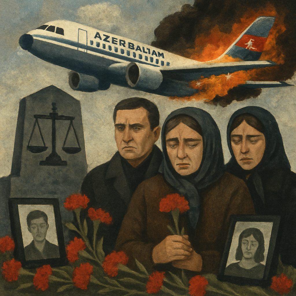 Survivors and relatives are seeking justice as the first anniversary approaches of the Azerbaijan Airlines crash that killed 38 people after a Russian air defence missile struck next to it mid-flight, causing critical damage.