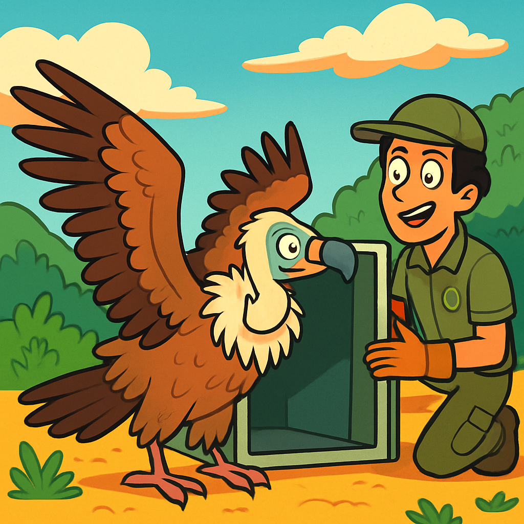 На Кипре выпустили на волю стервятника Gyps Fulvus, который полностью выздоровел после того, как в октябре его нашли ослабленным и обезвоженным.