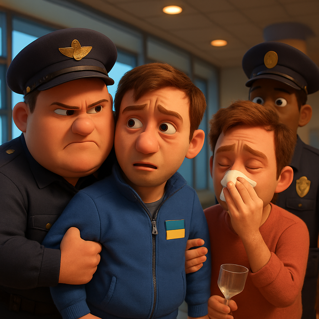 Upon arrival in Cyprus, a Ukrainian was arrested at Larnaca airport in connection with a fight that occurred on New Year's Eve in Limassol.