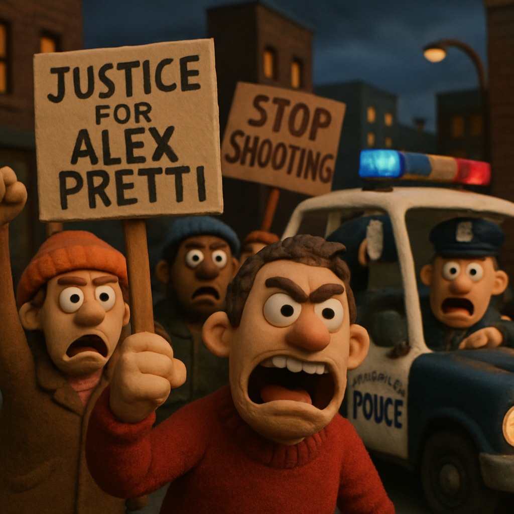 The incident comes after angry protests erupted in Minneapolis after the fatal shooting by immigration agents of 37-year-old intensive care nurse Alex Pretti on Saturday.