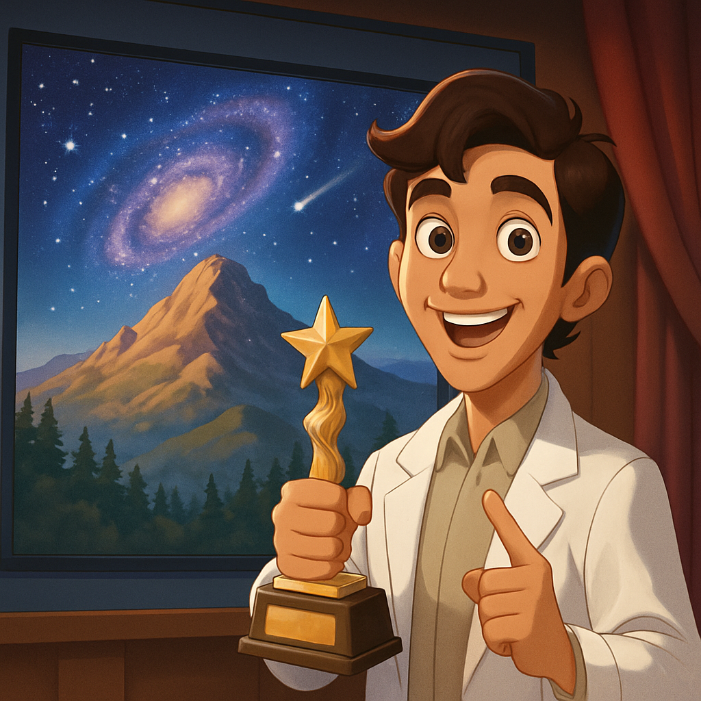 The Cypriot scientific documentary "Troodos, Rising to the Stars" received an international award by winning the prize for best visual effects at an international festival in Athens.