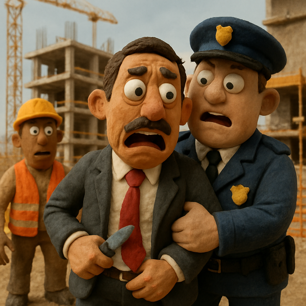 В Ларнаке арестовали мужчину после того, как он, по предварительным данным, ударил ножом своего работодателя на строительной площадке.