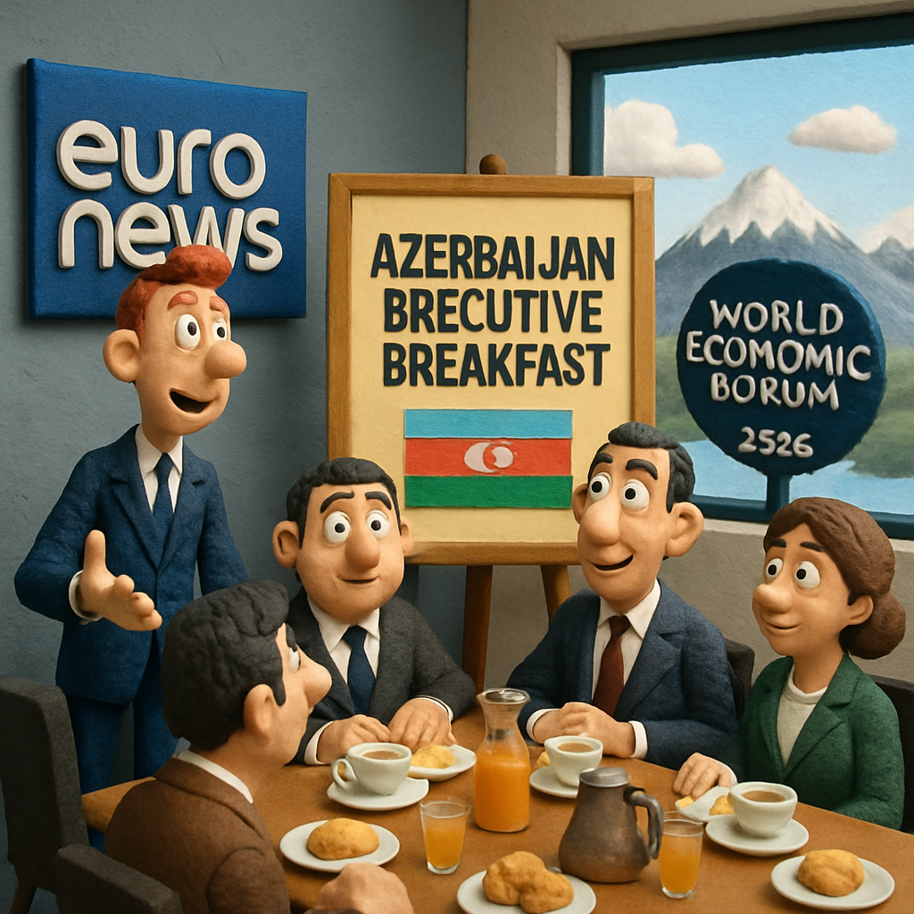 Euronews conducted the first Azerbaijan Executive Breakfast at its hub during the World Economic Forum in 2026.