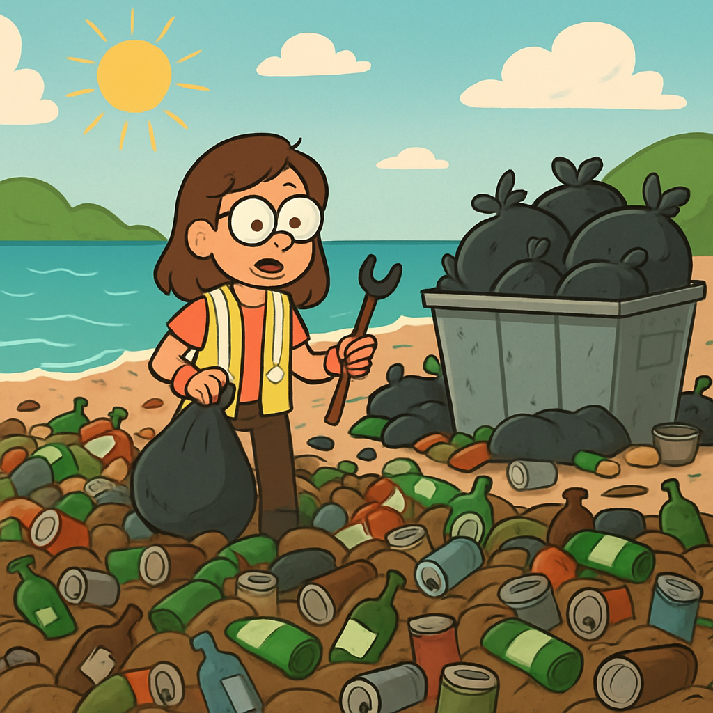 Один из пляжей в районе Латчи (Пафос) превратился в мусорную свалку, полную бутылок, пивных и консервных банок и пр.