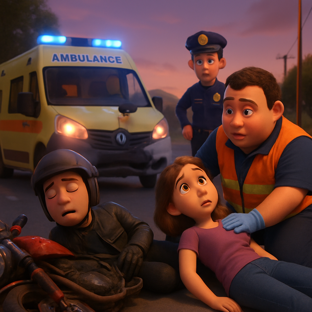 Новое ДТП с мотоциклом произошло около 19:30 в Пафосе.