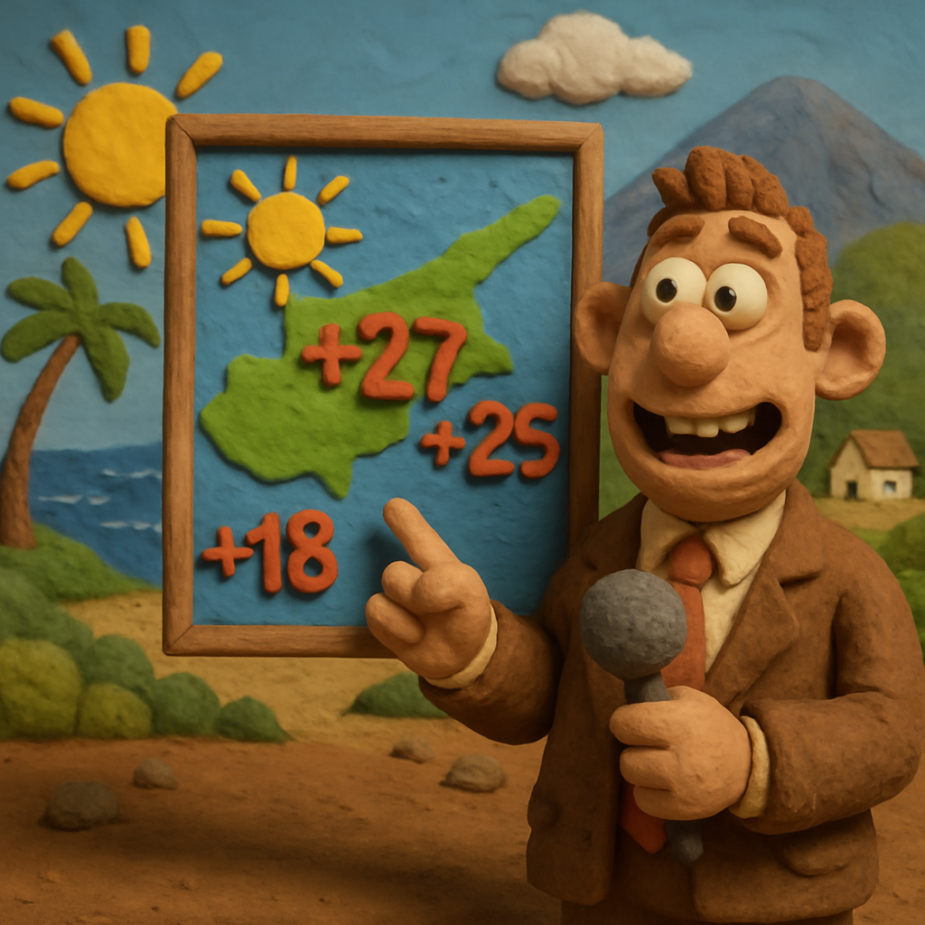 Сегодня на Кипре до +27С во внутренних районах, +25С на побережьях и +18С в горах.