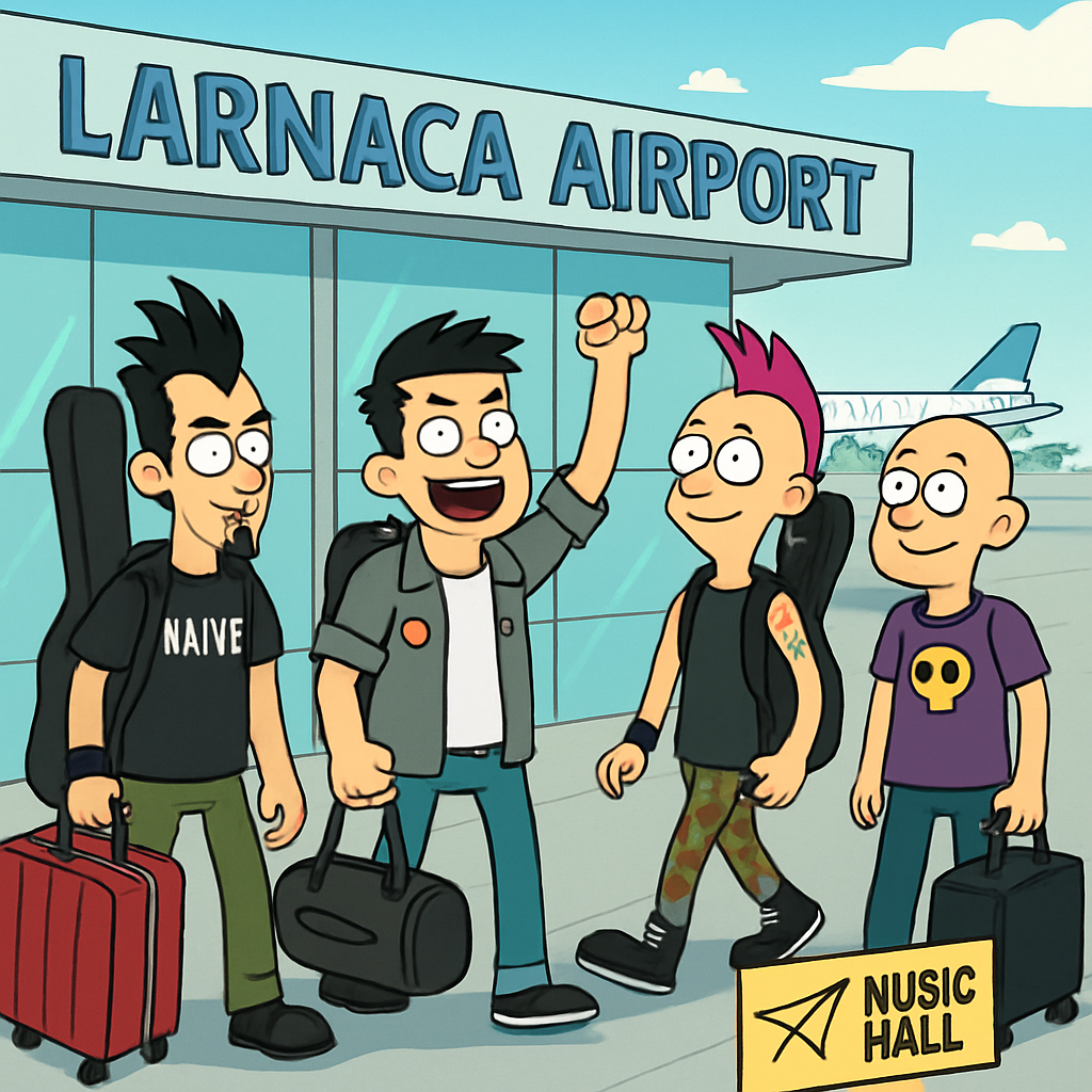 Группа НАИВ прибыла в аэропорт Ларнаки!