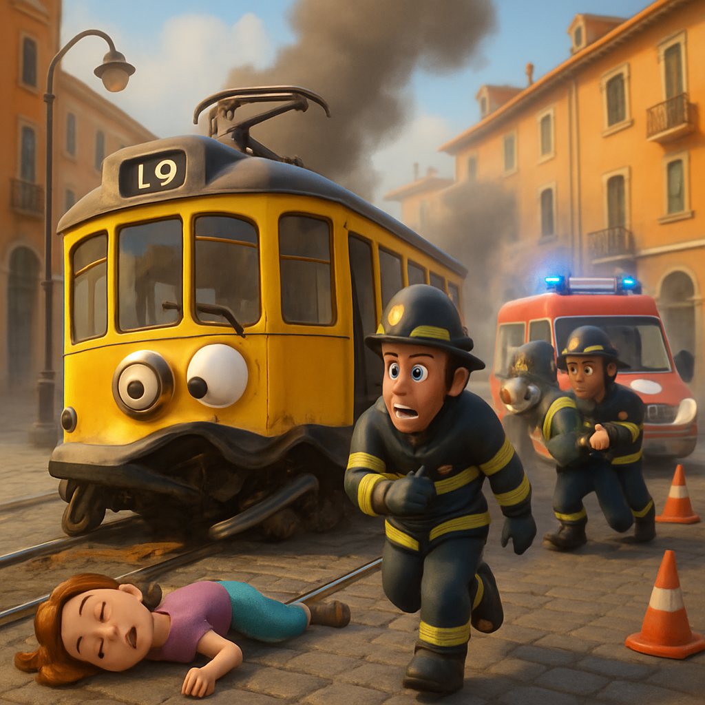 Un tranvía de la línea 9 descarriló en la ciudad del norte de Italia el viernes, matando a al menos una persona e hiriendo a 38.