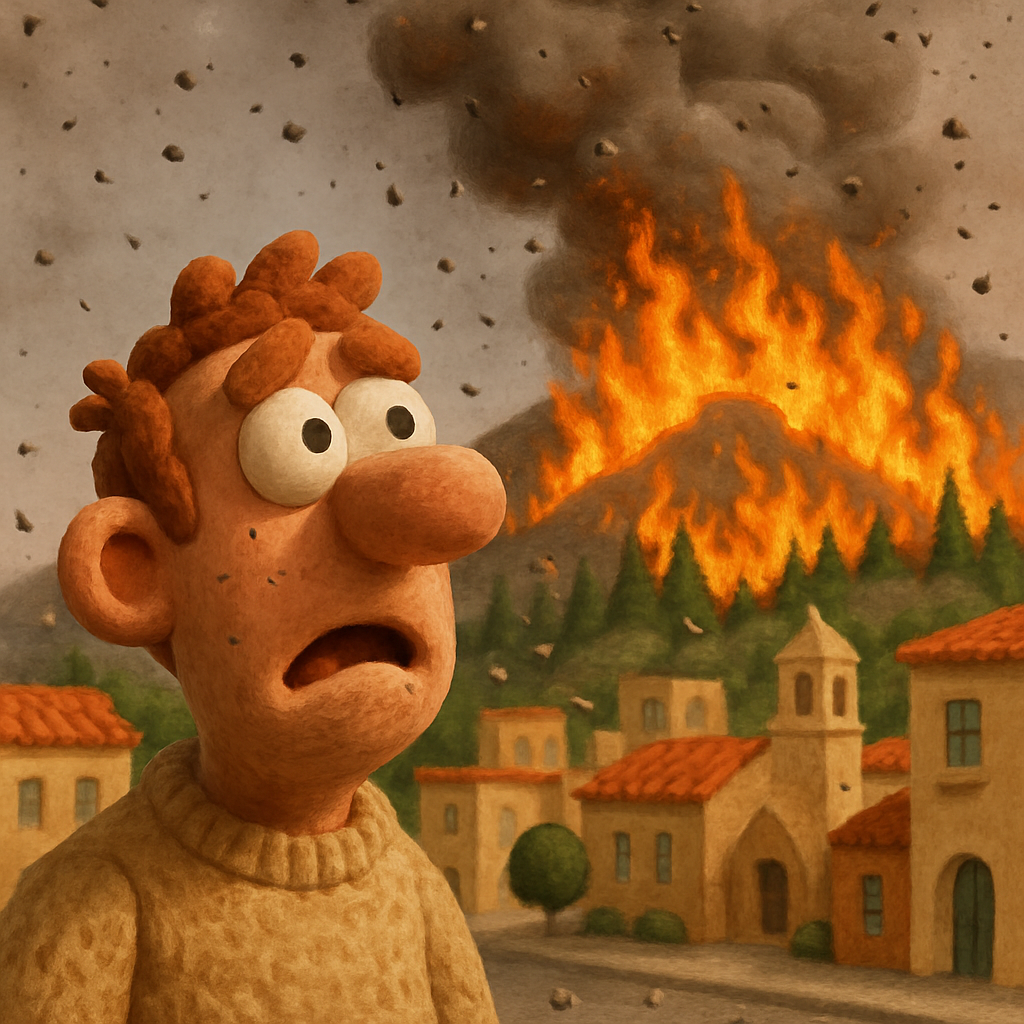 Пожар в Троодосе.