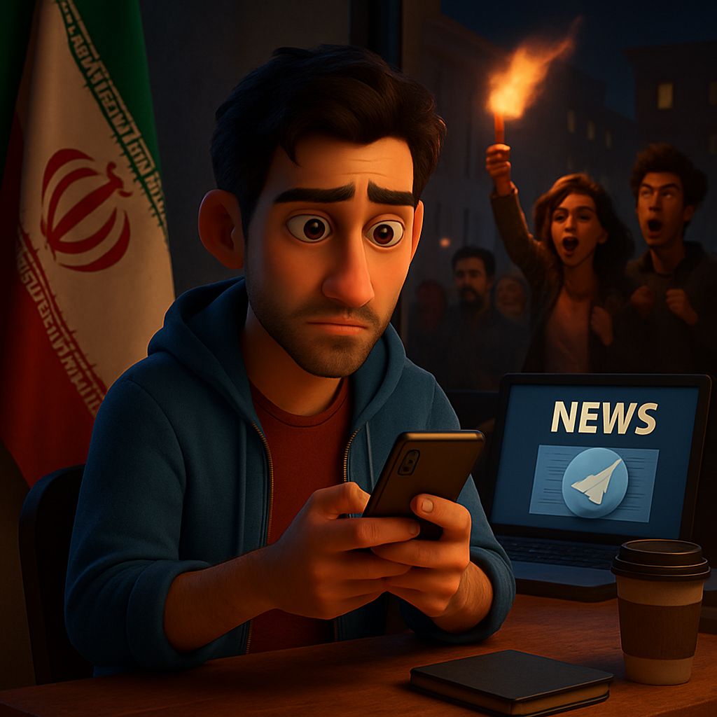 Euronews spoke to Ilya Hashemi, a popular online activist whose Telegram channel is a source of reliable news from within Iran, who has been among the few during the ongoing protests to cover and relay the scant information coming out of Iran despite a regime-imposed internet outage.