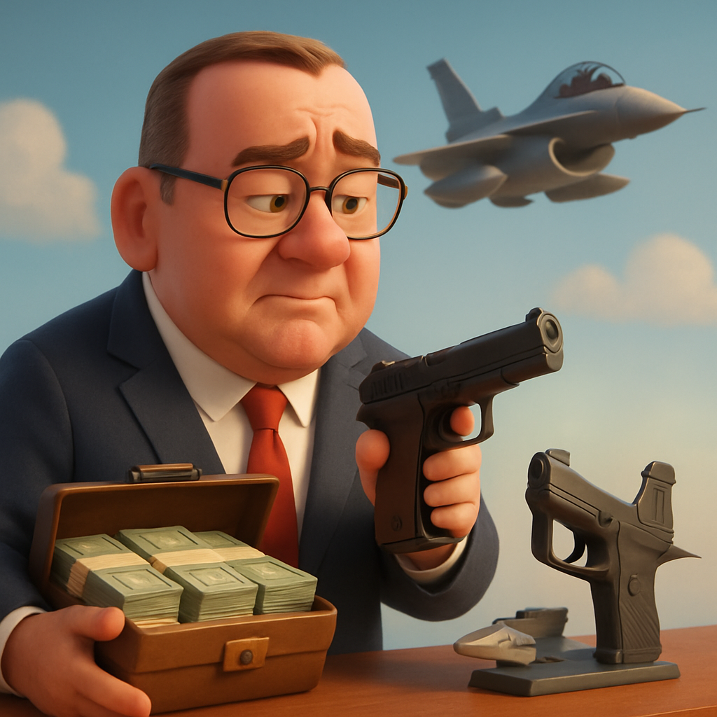 German Defence Minister Boris Pistorius is investing billions in European and international systems, from Czech pistols to US fighter jets.