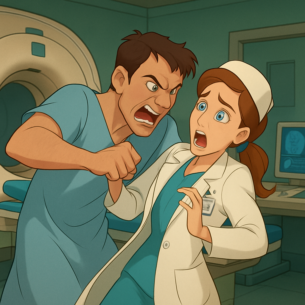 В общей больнице Никосии мужчина жестоко напал на сотрудницу отделения компьютерной томографии.