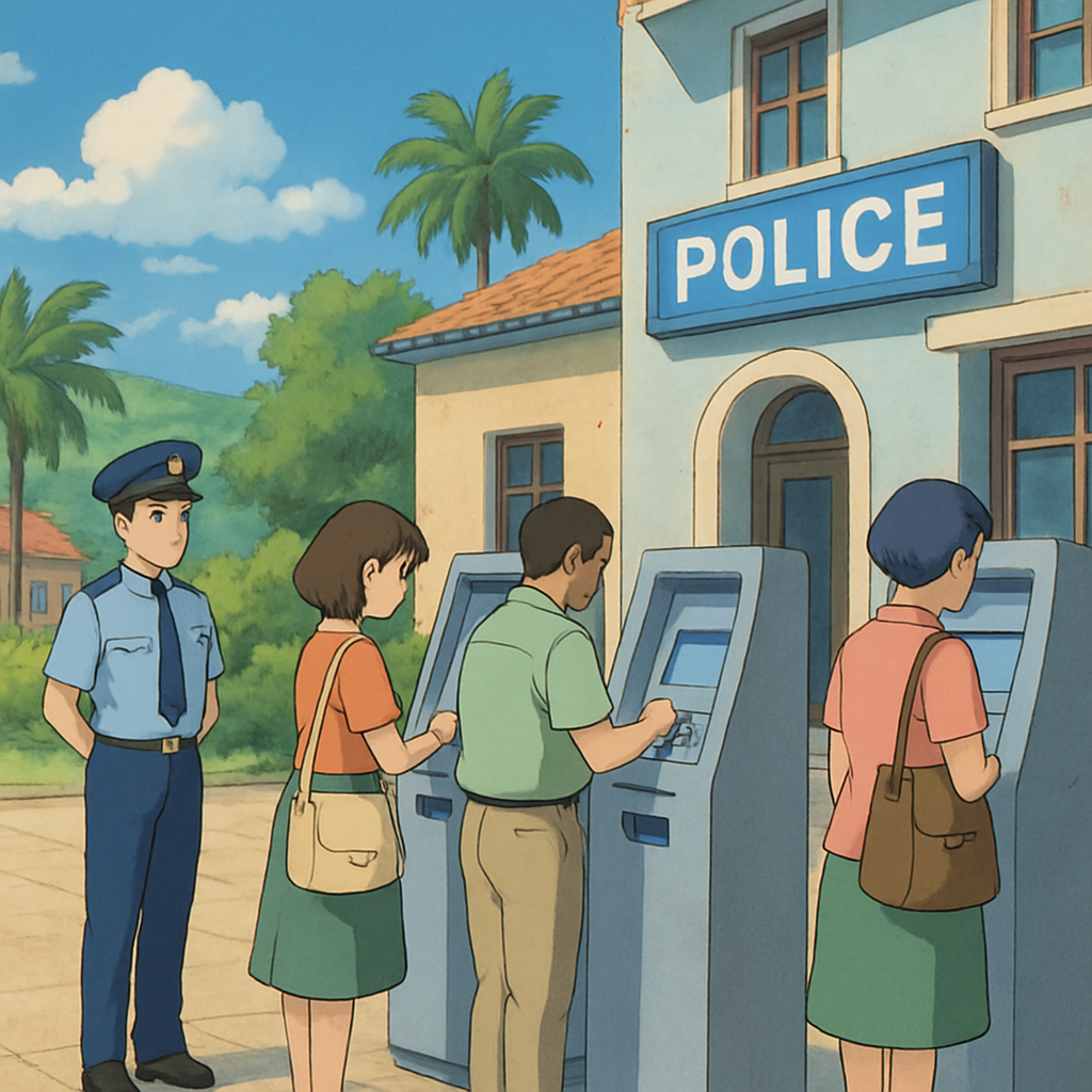 The police have installed payment terminals in 24 locations across Cyprus to facilitate the payment of services.