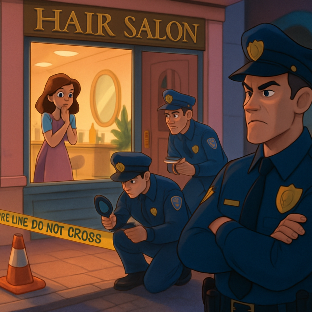 A hair salon in Limassol was shot at.