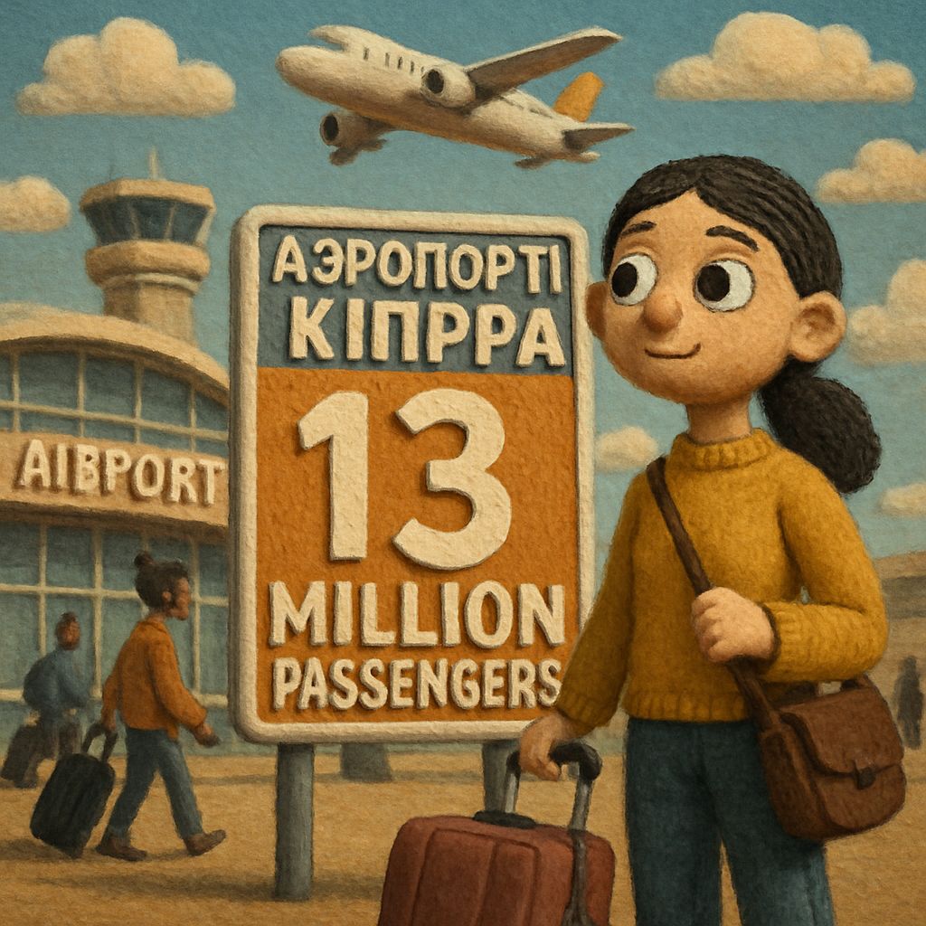 Аэропорты Кипра впервые в своей истории достигли показателя в 13 миллионов пассажиров за год, сообщила компания Hermes Airports.