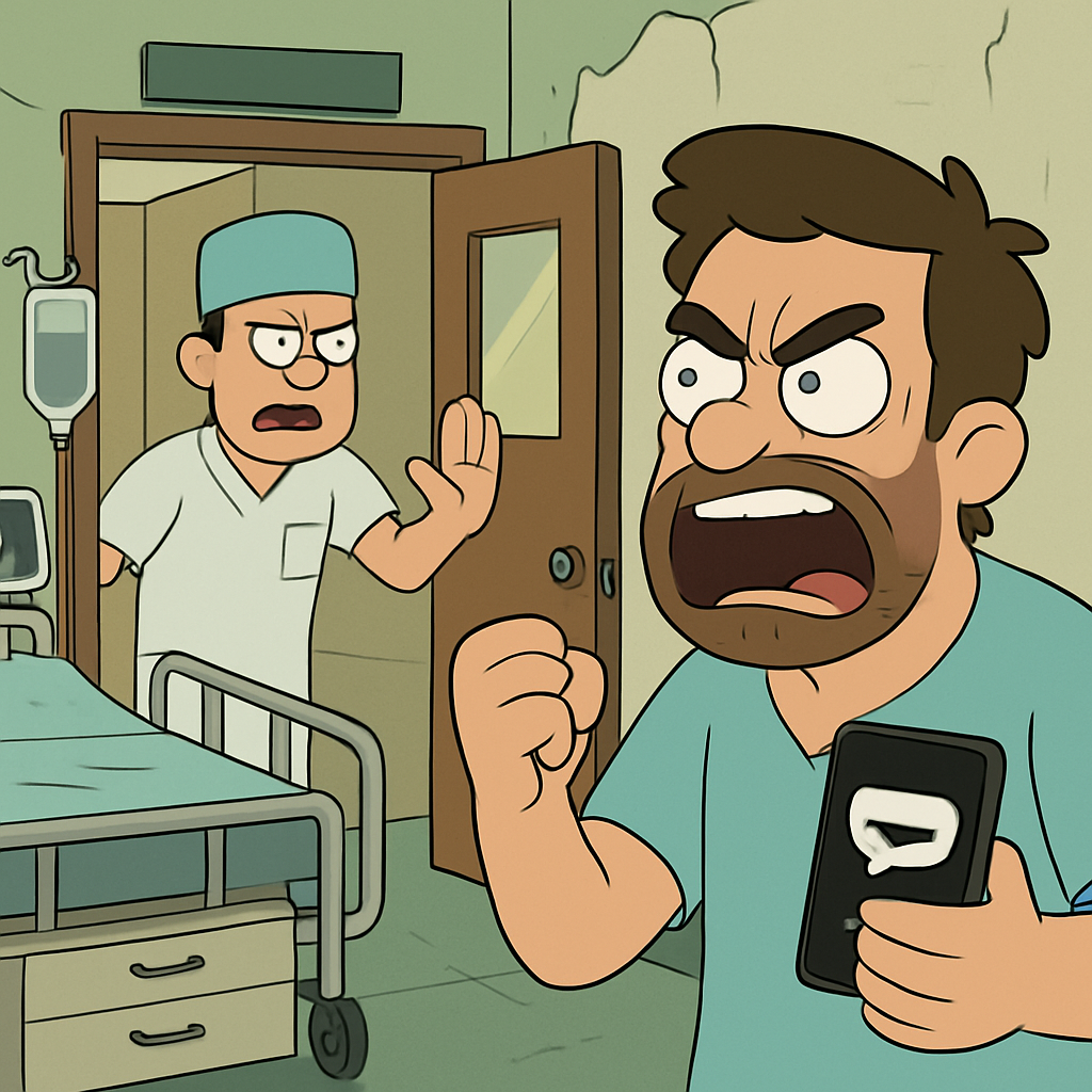 На Кипре мужчина пожаловался на плохие условия в гос.